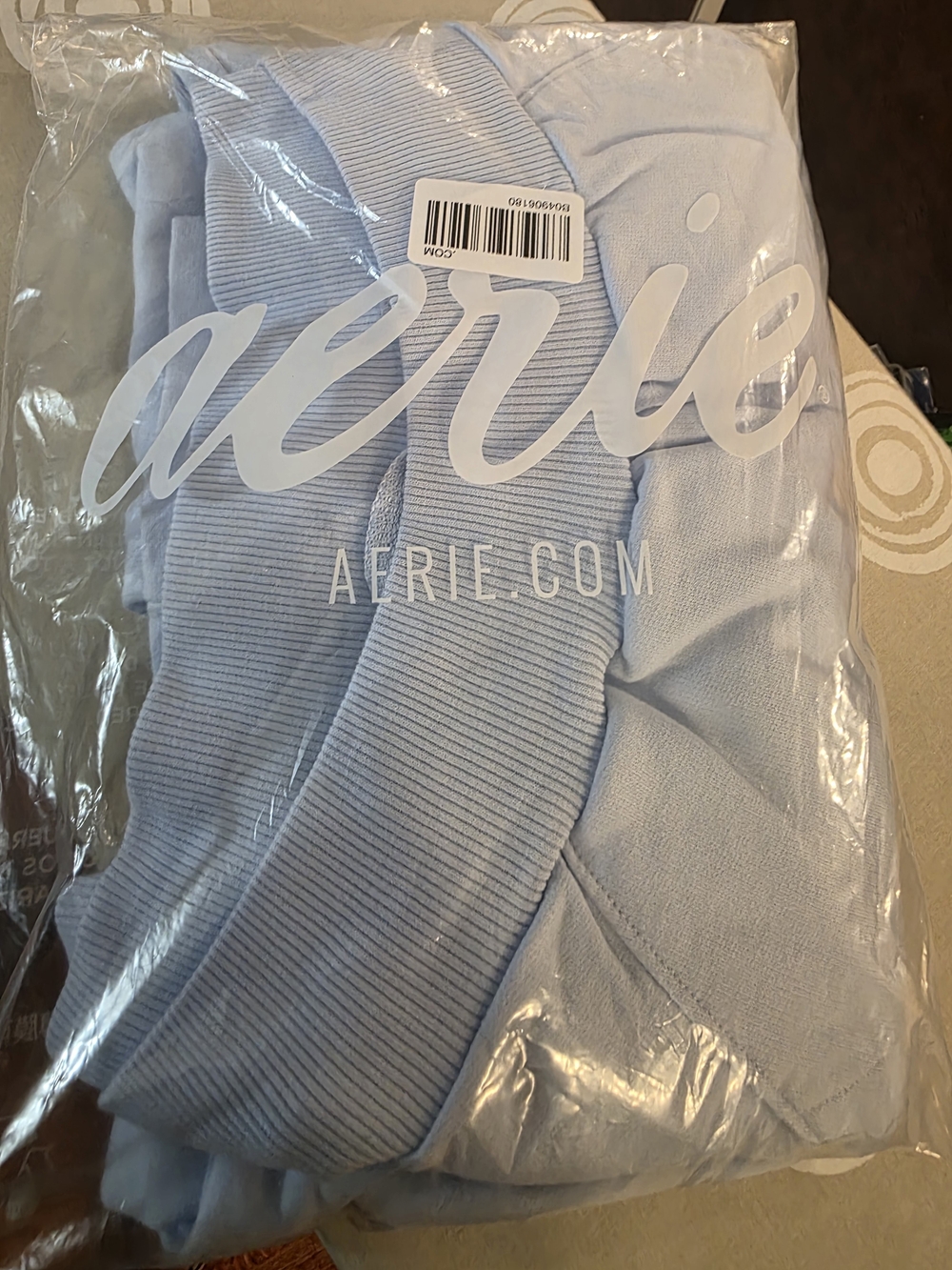 NWT - Aerie Light Blue Hoodie - Size L - Picture 2 of 4